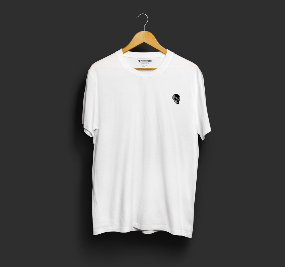 MetaSkeletor T-shirt Model White 02